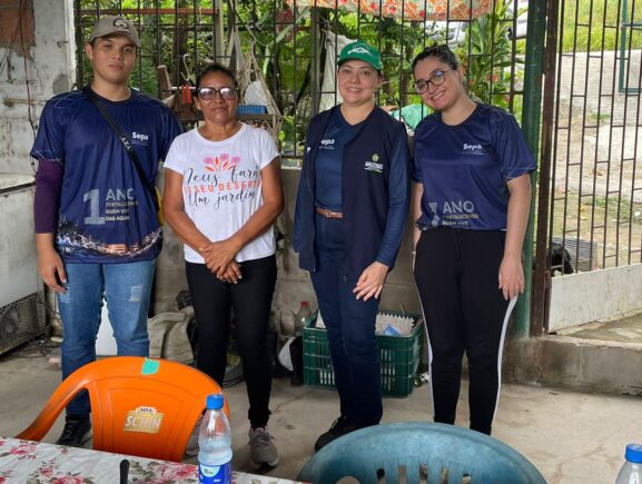 Sepa realiza visitas técnicas e orienta piscicultores na zona rural de Manaus